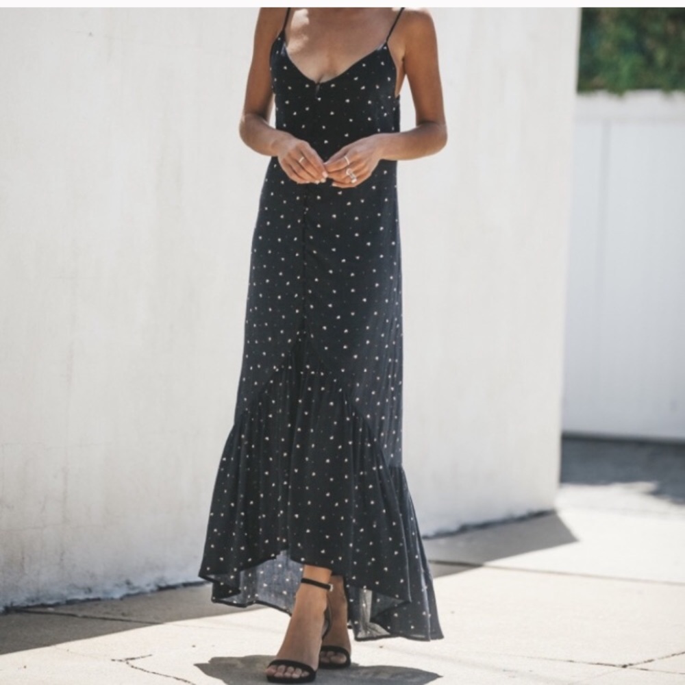 Vici Printed Midi Dress Like New!